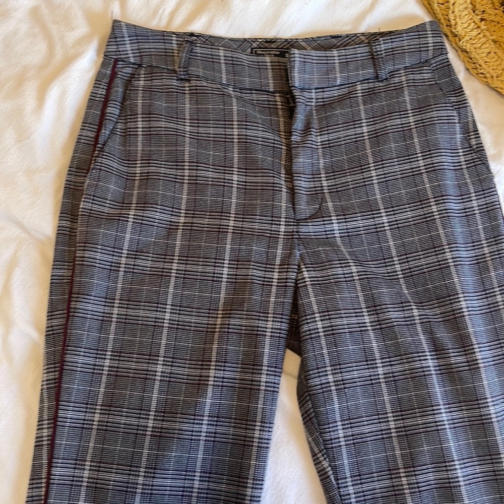 Abercrombie Simone high rise ankle flare dress pants